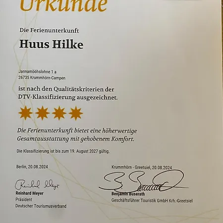 Holiday home Huus Hilke 4-sterne Ferienhaus In Campen *